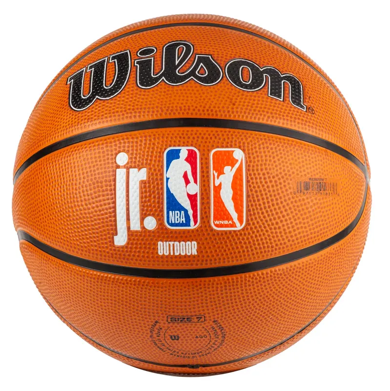 Wilson Jr NBA WNBA Auth Outdoor Ball WZ3021801XB, Unisex, Pomarańczowe, piłki do koszykówki, Guma, rozmiar: 5