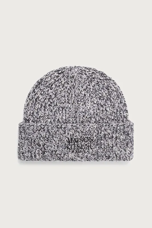 Maison Kitsuné  Paris czapka z wełną