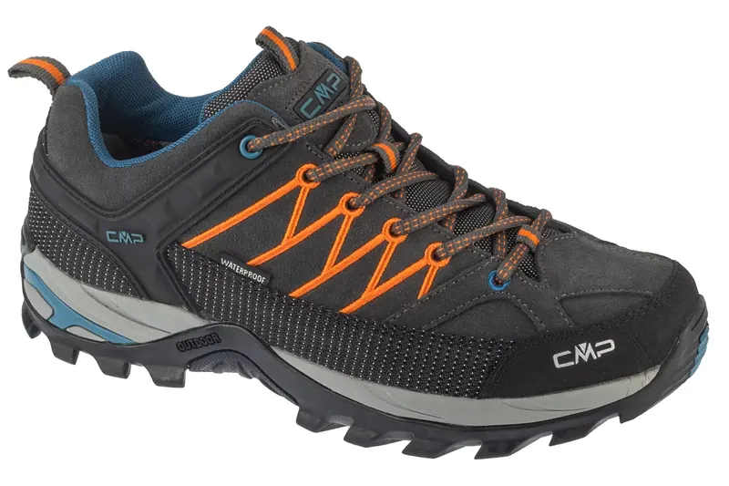 CMP Rigel Low WP 3Q13247-73US, Męskie, Granatowe, buty trekkingowe, skóra zamszowa, rozmiar: 41