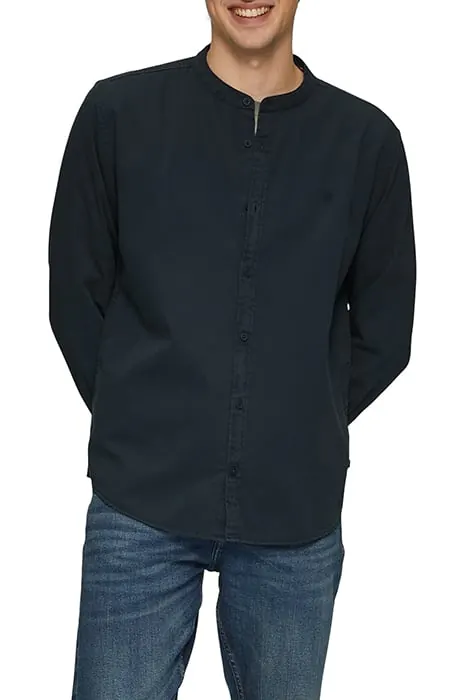 s.Oliver -qs Hemden Marine Maat: S | Casual Overhemden Outlet | Heren | Blauw