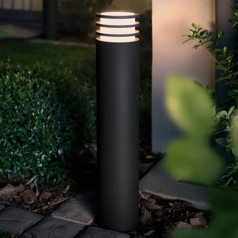 Słupek oświetleniowy Philips Hue Lucca, inteligentny, czarny, IP44