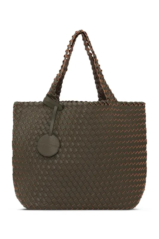 Ilse Jacobsen Bag08 Shoulder Bag Army Gun Metal Maat: OS | Schoudertassen Outlet | Dames | Bruin