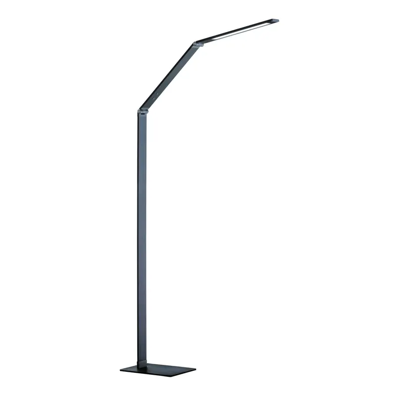 Lampa stojąca LED Geri z czujnikiem ruchu i ściemniaczem CCT antracyt