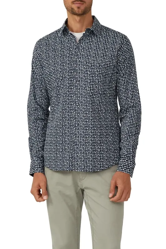 s.Oliver  Hemden Marine Maat: S | Casual Overhemden Outlet | Heren | Blauw