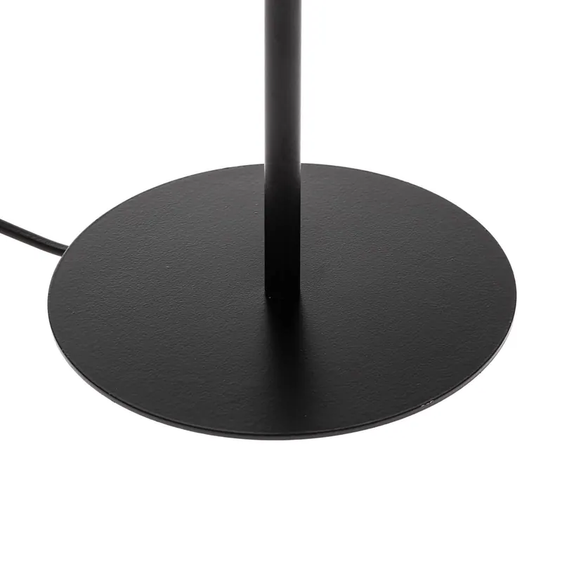 Lampa stołowa Arden bez klosza, czarna, wysokość 44 cm