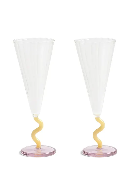 &k amsterdam zestaw kieliszków curve caramel 0.18 L 2-pack