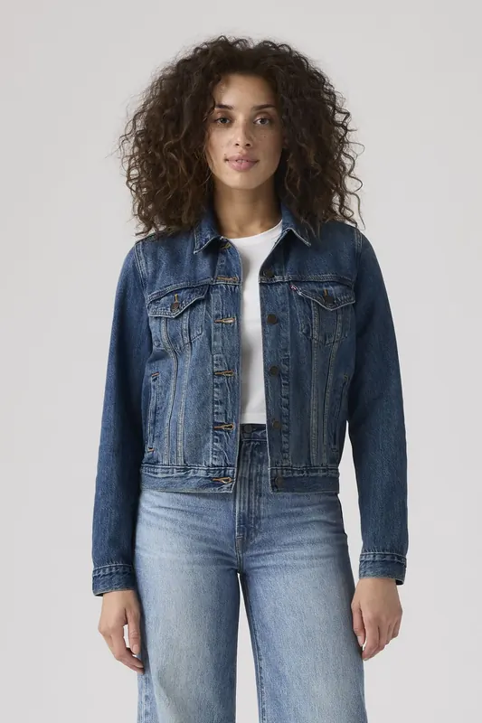Levi's Original Trucker Jacket Maat: XL | Spijkerjassen Outlet | Dames | Blauw