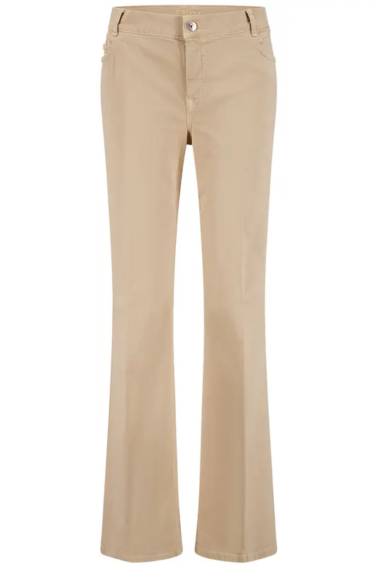 Atelier Gardeur Zuri126 Sand Maat: 44 | Flared Jeans Outlet | Dames | Beige