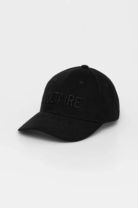 Zadig&Voltaire czapka z daszkiem bawełniana