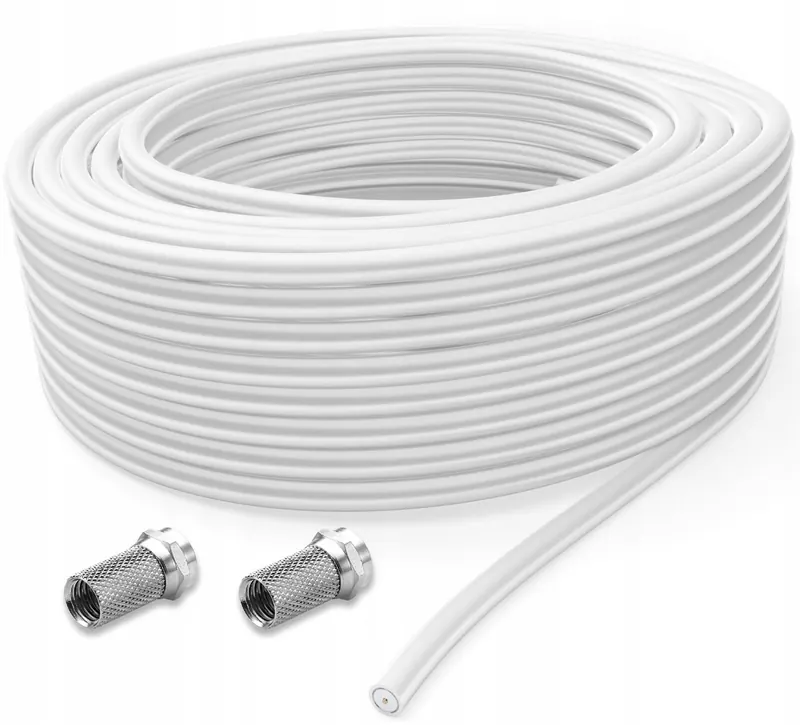 Anténny Koncentrický Kábel 6.8 mm Premium 100 % Meď 150 M Zahustená Žila