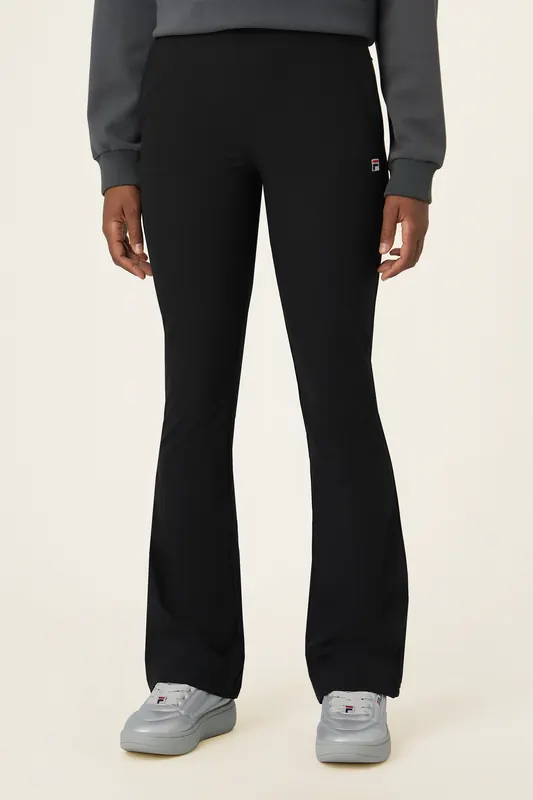 FILA Simonetta Flared 4-way Stretch Pants Black Maat: XL | Pantalons Outlet | Dames | Zwart