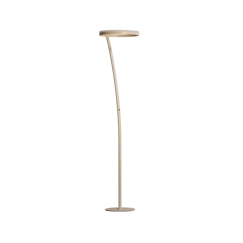 Lampa stojąca LED Sirko, kolor piaskowy, wysokość 177 cm, metal, CCT