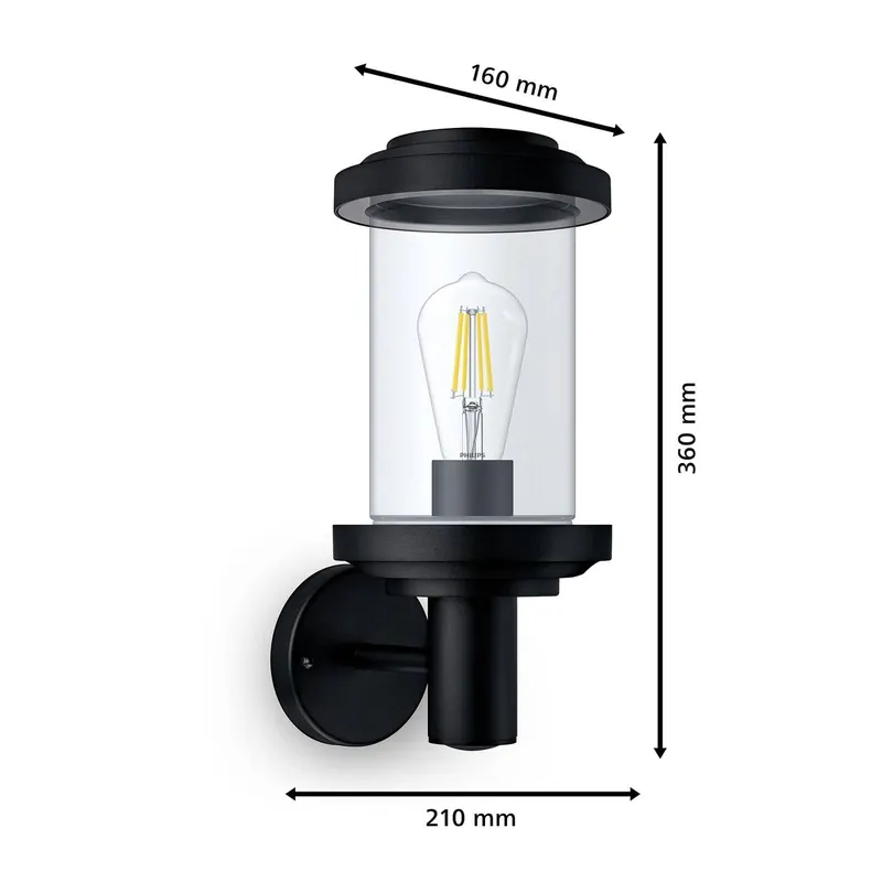 Kinkiet zewnętrzny Philips Listra