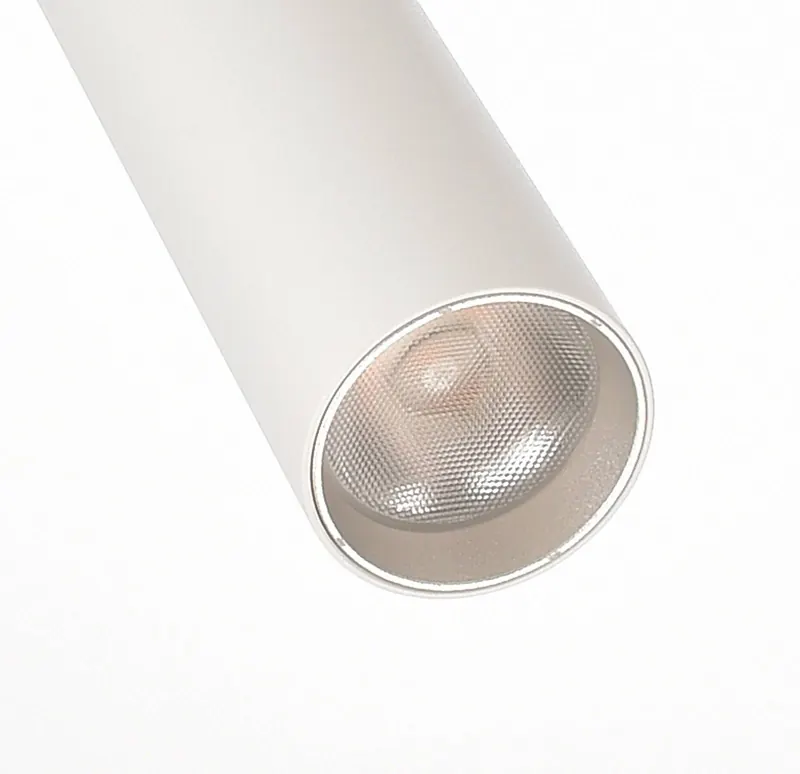 Spot szynowy LED Slim 1-fazowy, biały, aluminium, 5 W, 2700 K