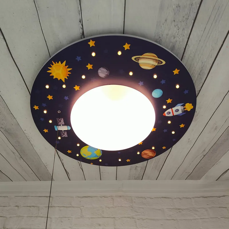 Lampa sufitowa Wszechświat i gwieździste niebo LED