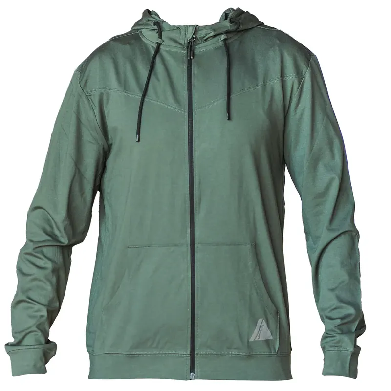 Joma Indoor Gym Zip-Up Hoodie 102970-477, Męskie, Zielone, bluzy, wiskoza, rozmiar: XL