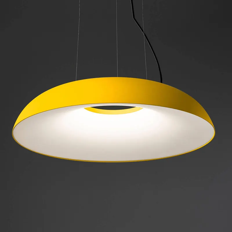 Martinelli Luce Maggiolone wisząca 930 60cm żółta