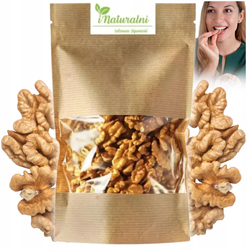 Orzechy Włoskie Łuskane 1 kg 1000g Świeże Duże Pełne Witamin 100% Naturalne