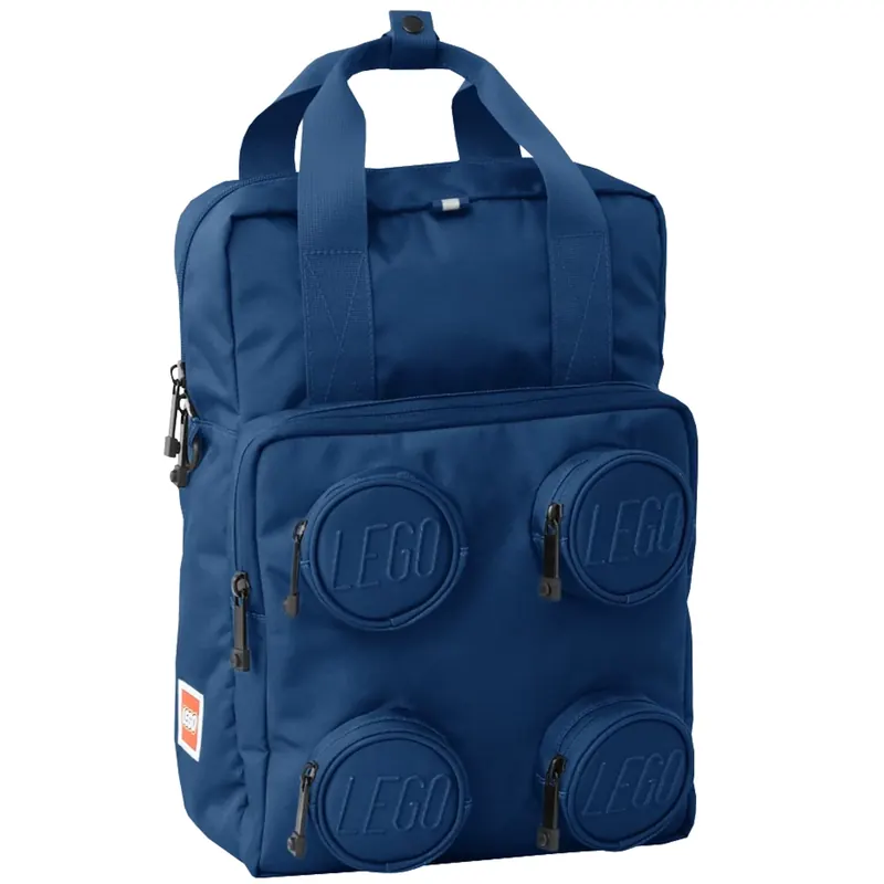 LEGO Brick 2x2 Backpack 20205-0140, Dla chłopca, Granatowe, plecaki, poliester, rozmiar: One size
