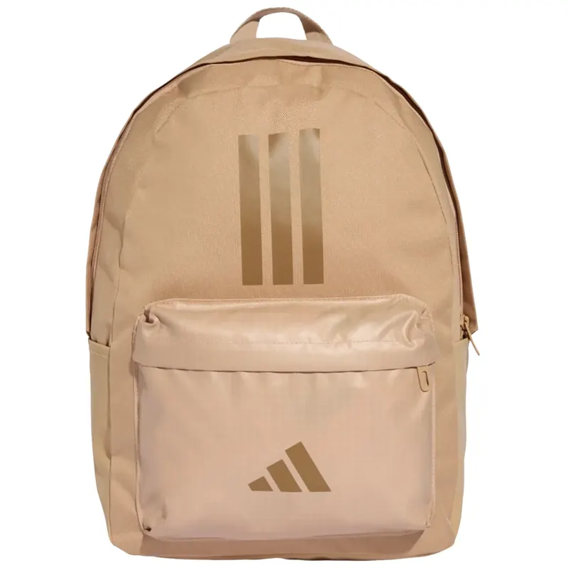 adidas Classic Back To School 3 Stripe Backpack JX9058, Unisex, Beżowe, plecaki, poliester, rozmiar: One size