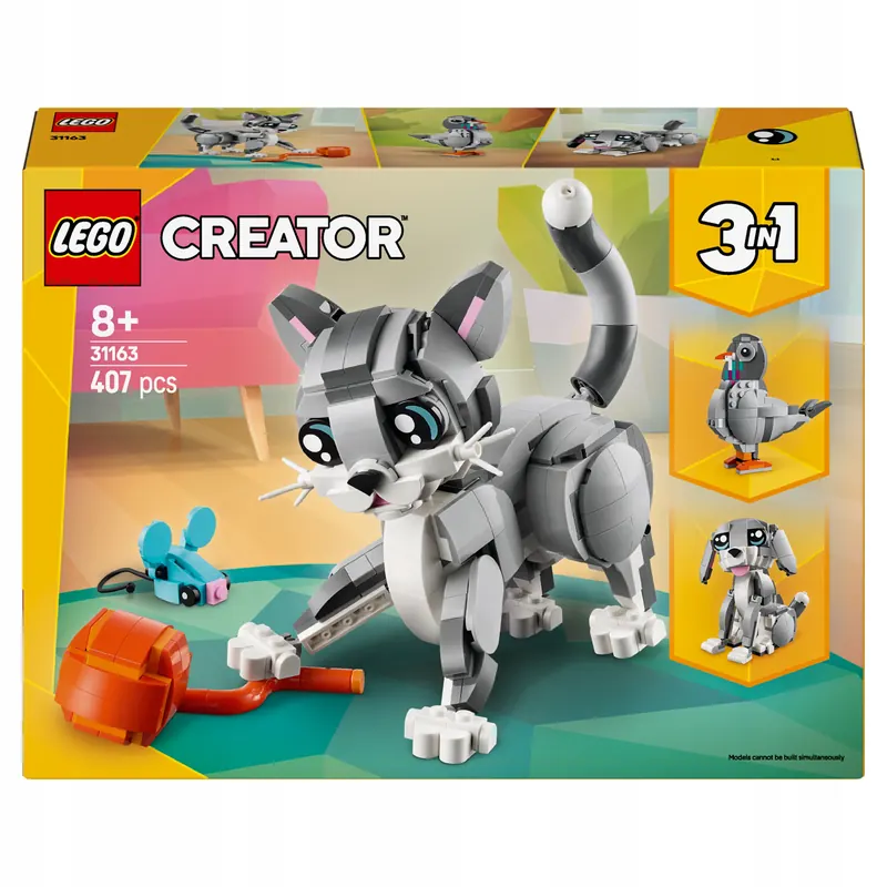 Lego Creator 3 w 1 Psotny kot 31163