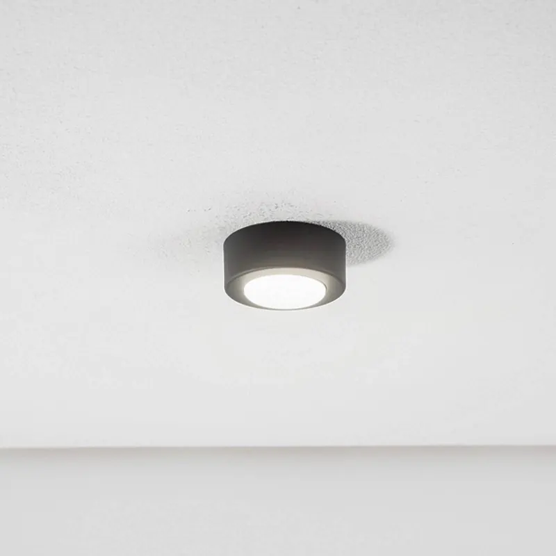 Reflektor sufitowy SPOT 53, czarny, Ø 11,5 cm, metal, GX53