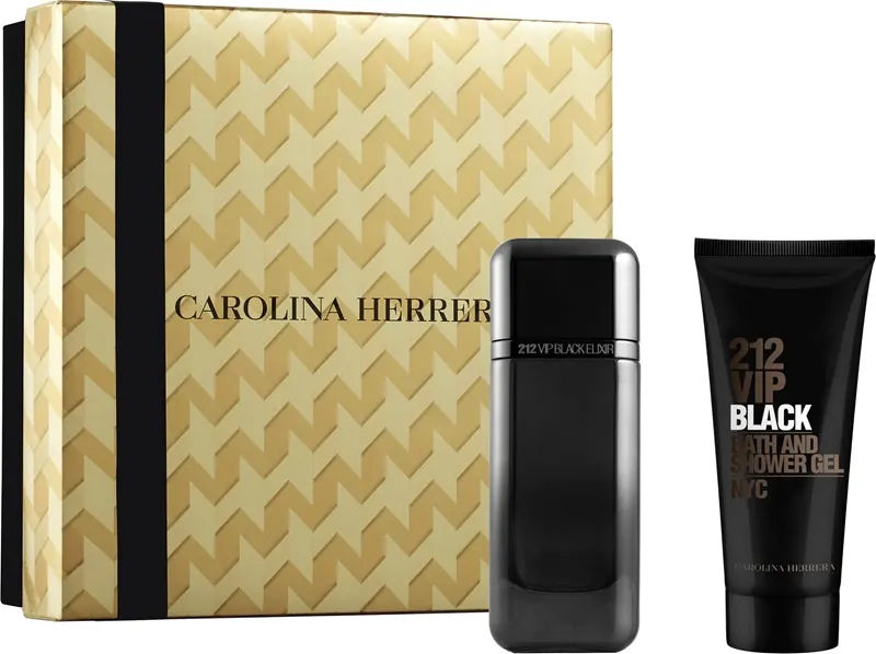 CAROLINA HERRERA 212 VIP Black Elixir zestaw prezentowy dla mężczyzny