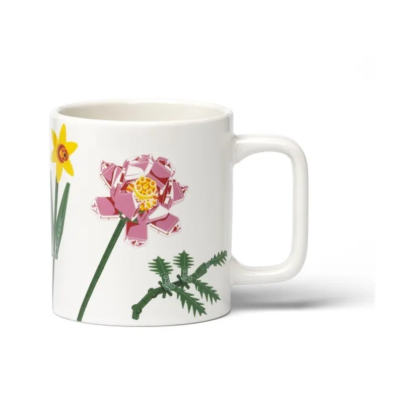 Biały ceramiczny kubek dla dzieci 300 ml Botanicals – LEGO®