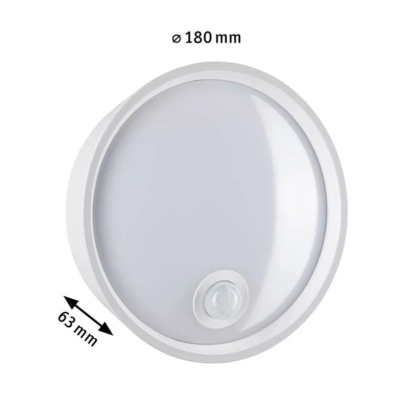 Paulmann Platomo kinkiet zewnętrzny LED sensor biały