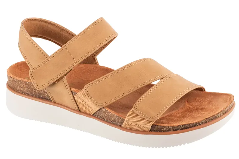 Skechers Lifted Comfort 163252-CSNT, Damskie, Brązowe, sandały, skóra syntetyczna, rozmiar: 41