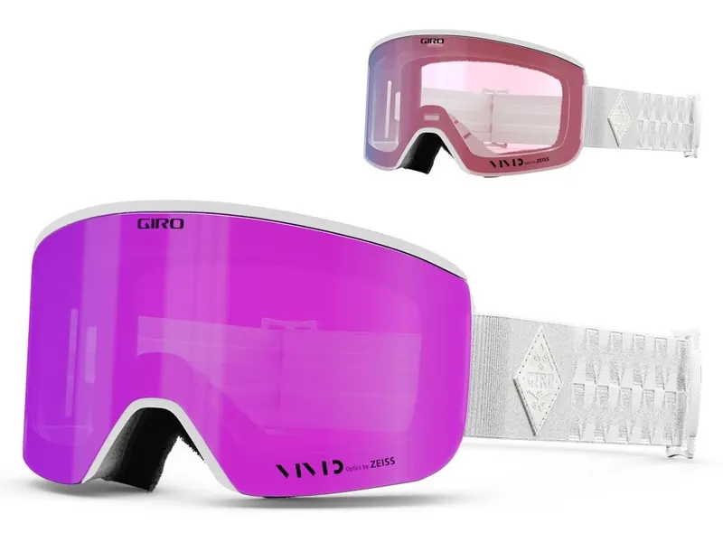 Gogle zimowe GIRO ELLA biały BLISS (szyba VIVID różowy 00% S2 + VIVID INFRARED 62% S1)
