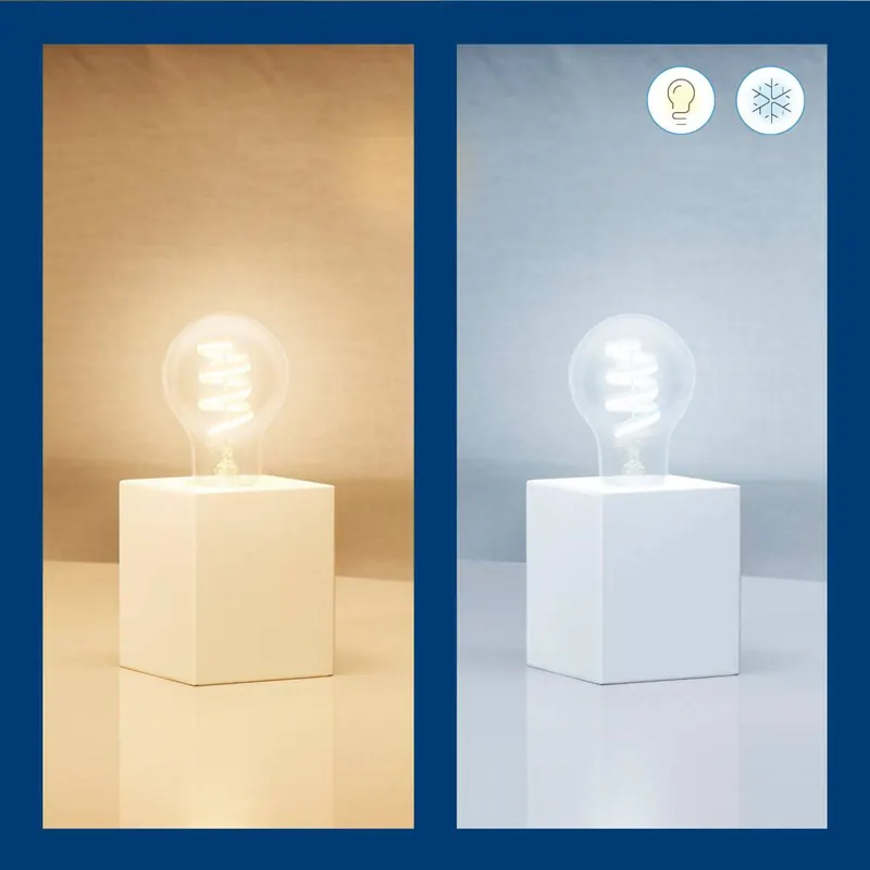 WiZ A60 żarówka filament LED WiFi E27 6,3W RGBW
