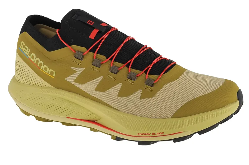 Salomon Pulsar Trail-Pro 415936, Męskie, Zielone, buty do biegania, tkanina, rozmiar: 48