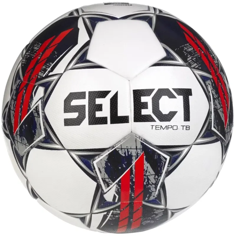 Select Tempo TB FIFA Basic V23 Ball TEMPO TB WHT-BLK, Unisex, Białe, piłki do piłki nożnej, skóra syntetyczna, rozmiar: 4