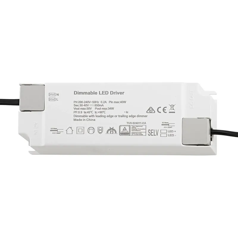 Sterownik LED Powerline Panel CC, Triac, 34 W, 850 mA