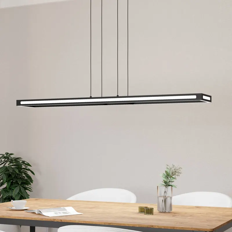 EGLO connect żyrandol LED Savilanas-Z, CCT, czarny