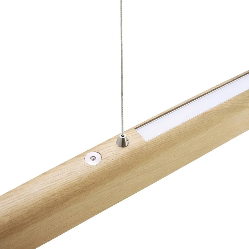HerzBlut Arco lampa wisząca LED asteiche natural 130cm
