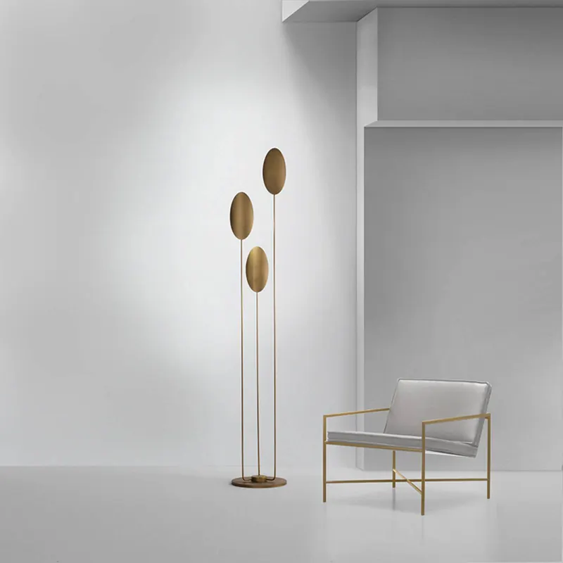 ICONE Masai lampa stojąca LED 927 3-pkt. brąz