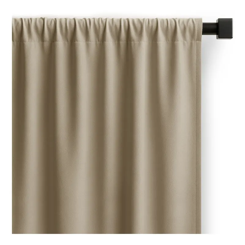 Beżowa zasłona częściowo zaciemniająca (dimout) 200x250 cm Carli – Restilo