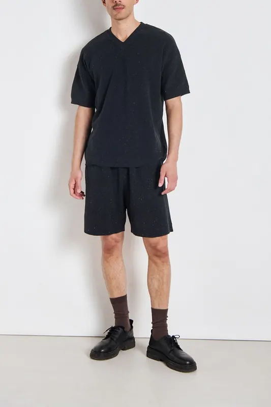 American Vintage Dozborow Jumper Cendre Chine Maat: XL | Basic T-Shirts Outlet | Heren | Zwart