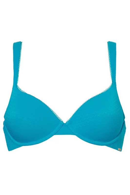 Livera Co Bra Tshirt Lindsey Zigzag Candy Apple Shades Maat: C75 | BH's Outlet | Dames | Blauw