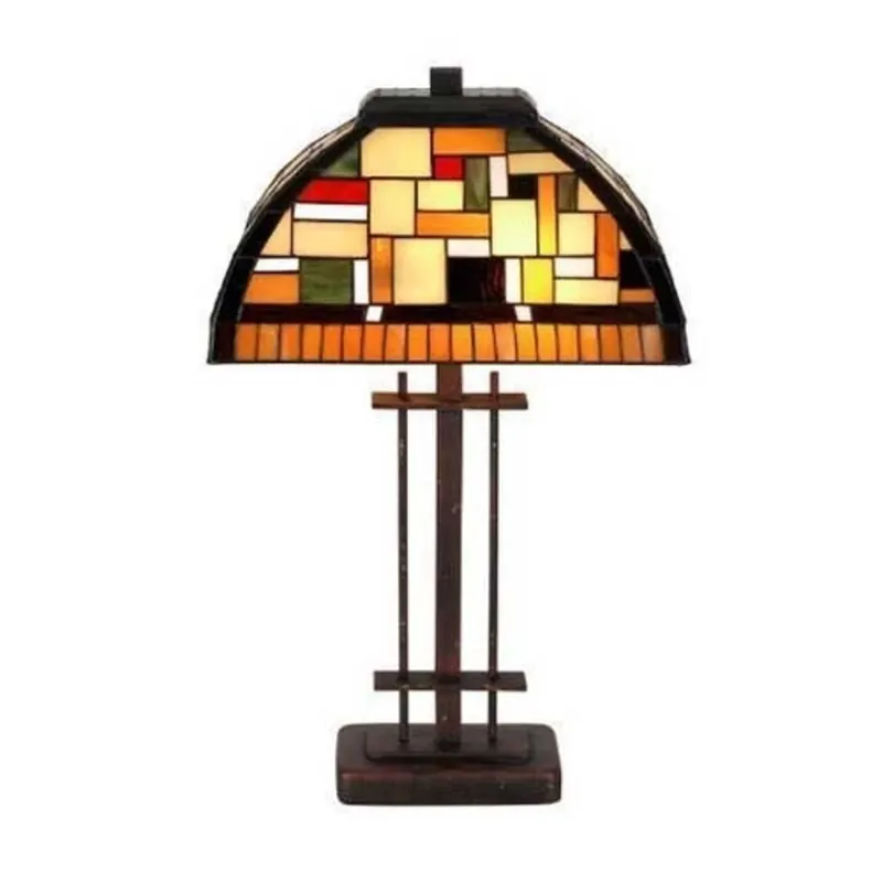 MOSAICA - lampa stołowa w stylu Tiffany