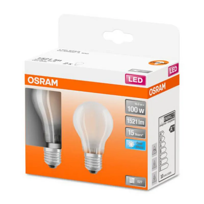 OSRAM Classic A LED E27 11W 4 000 K matowa 2 szt.