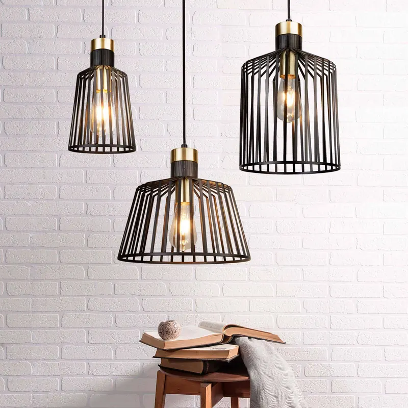 Lampa wisząca Bird z metalu, Ø 30 cm
