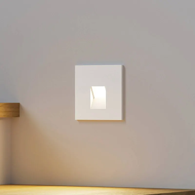 Oprawa wpuszczana LED Arcchio Vexi, 7,5 cm x 7,5 cm, biała, CCT