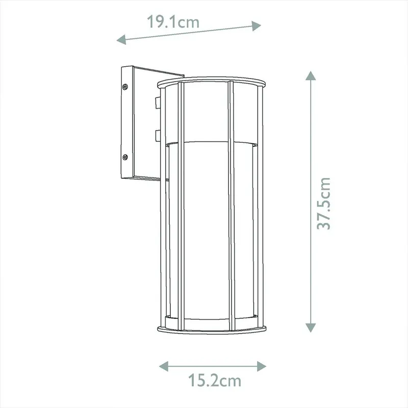 Lampa wisząca zewnętrzna Camillo, czarna, aluminium, szkło, E27