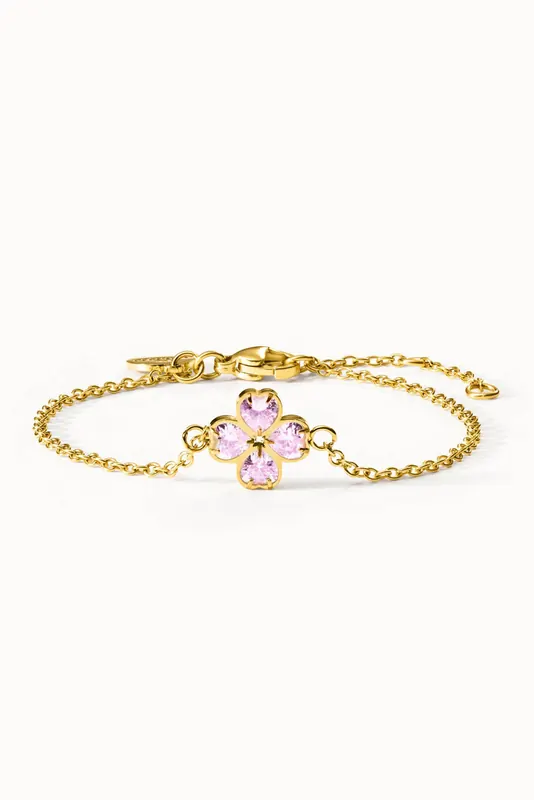 PURELEI Cuore Rosé Armband Gold Maat: OS | Armbanden Outlet | Dames | Goud