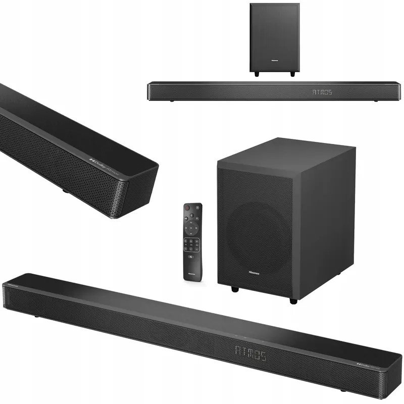 Soundbar Hisense AX3120G 3.1.2 360W Dolby Atmos Dts Bluetooh Hdmi