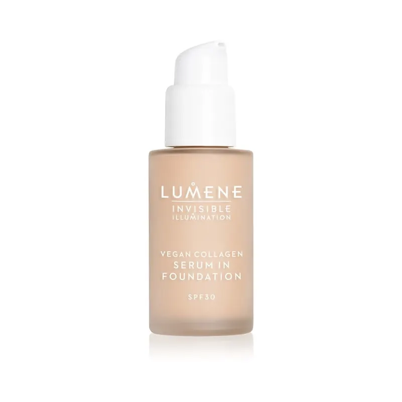 Lumene Invisible Illumination Vegan Collagen Lekki odżywczy podkład Serum SPF 30 1.5 30 ml