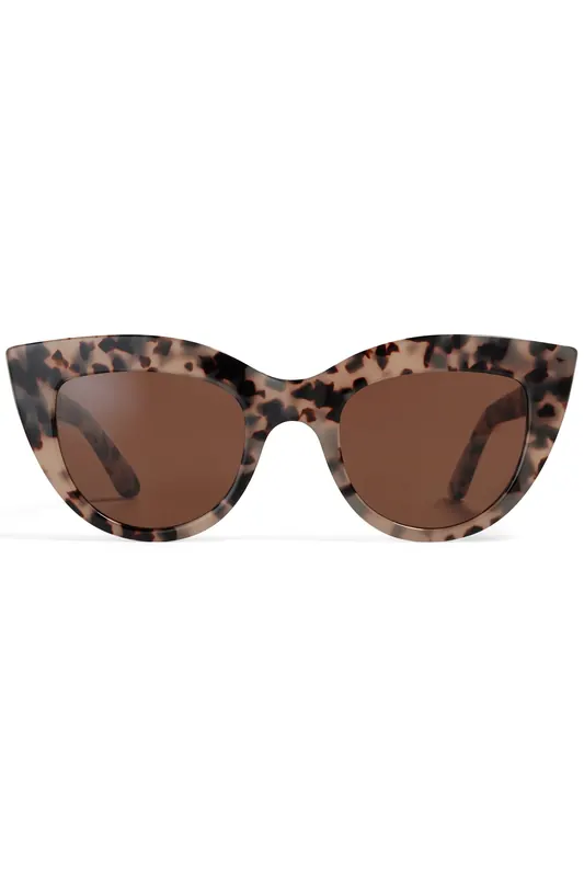 Ace & Tate Capri Large Space Sun Maat: L | Zonnebrillen Outlet | Unisex | Bruin